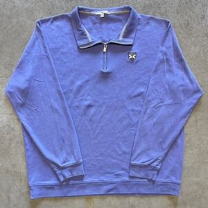 Peter Millar Men's Performance Golf Quarter Zip Sweatshirt Kinloch Golf Course